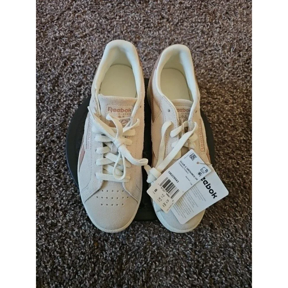 Reebok Club C Grounds UK Women's Casual Tennis Shoes - Sz 8